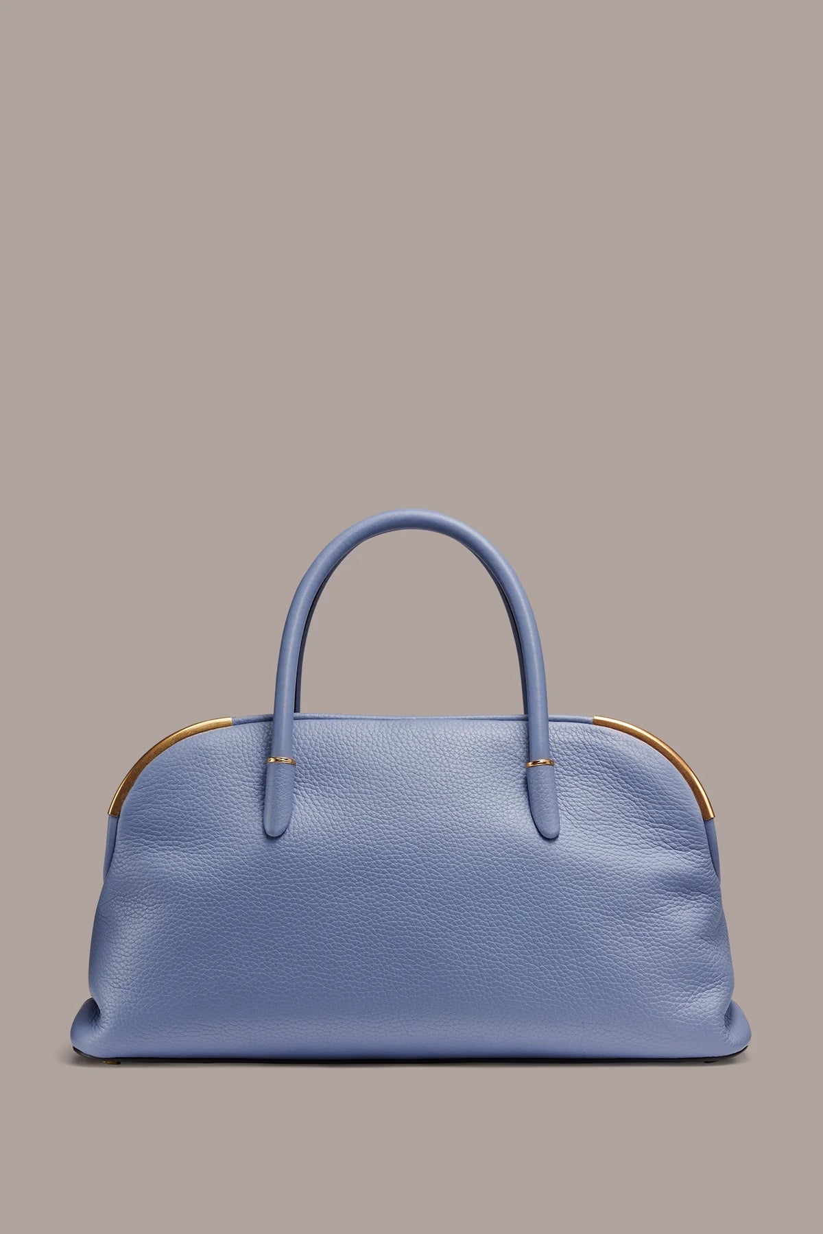 Soft Textured Cow Leather Convertible Crossbody Satchel Bag