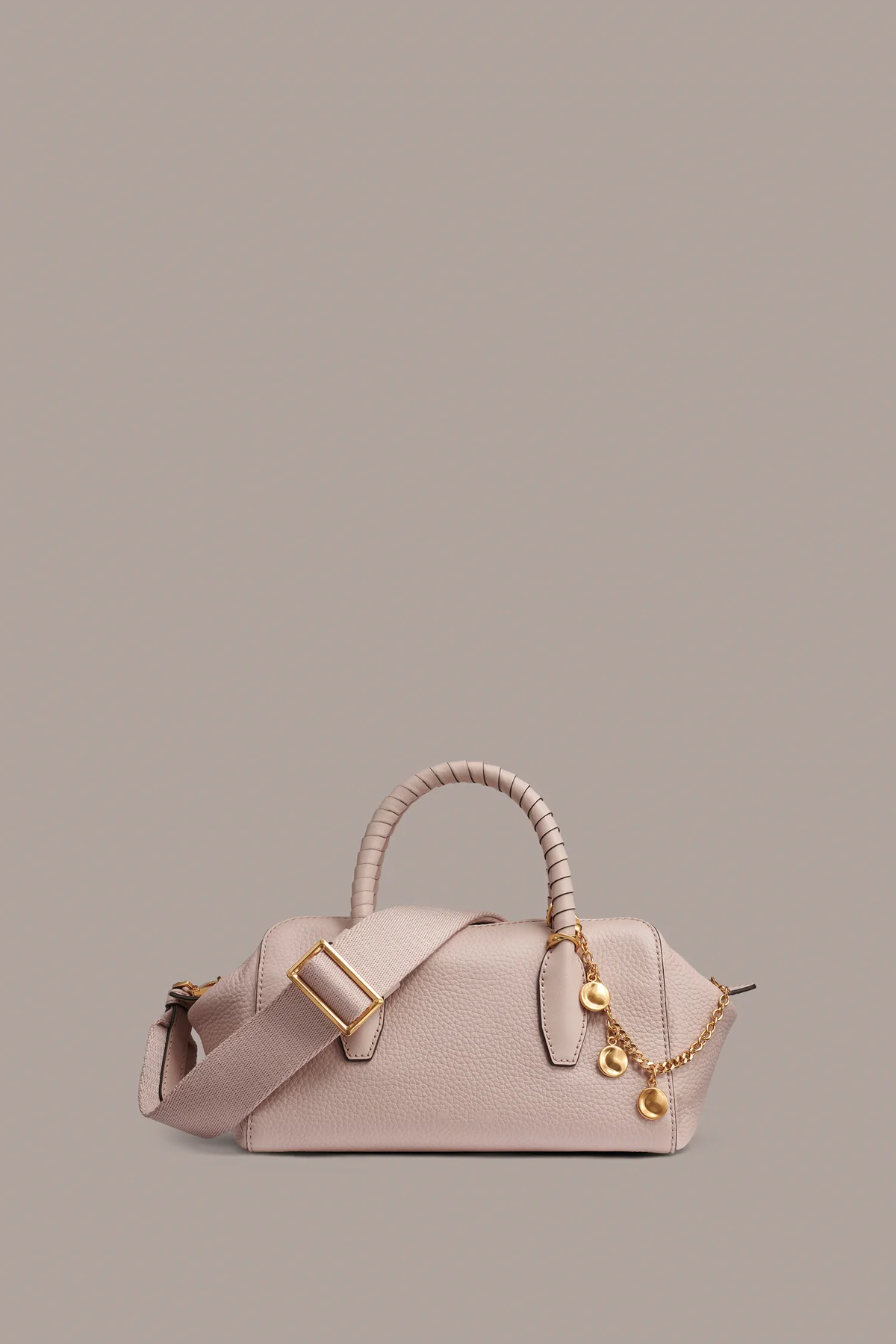 Mini Soft Cow Leather Adjustable Strap Crossbody Satchel Bag