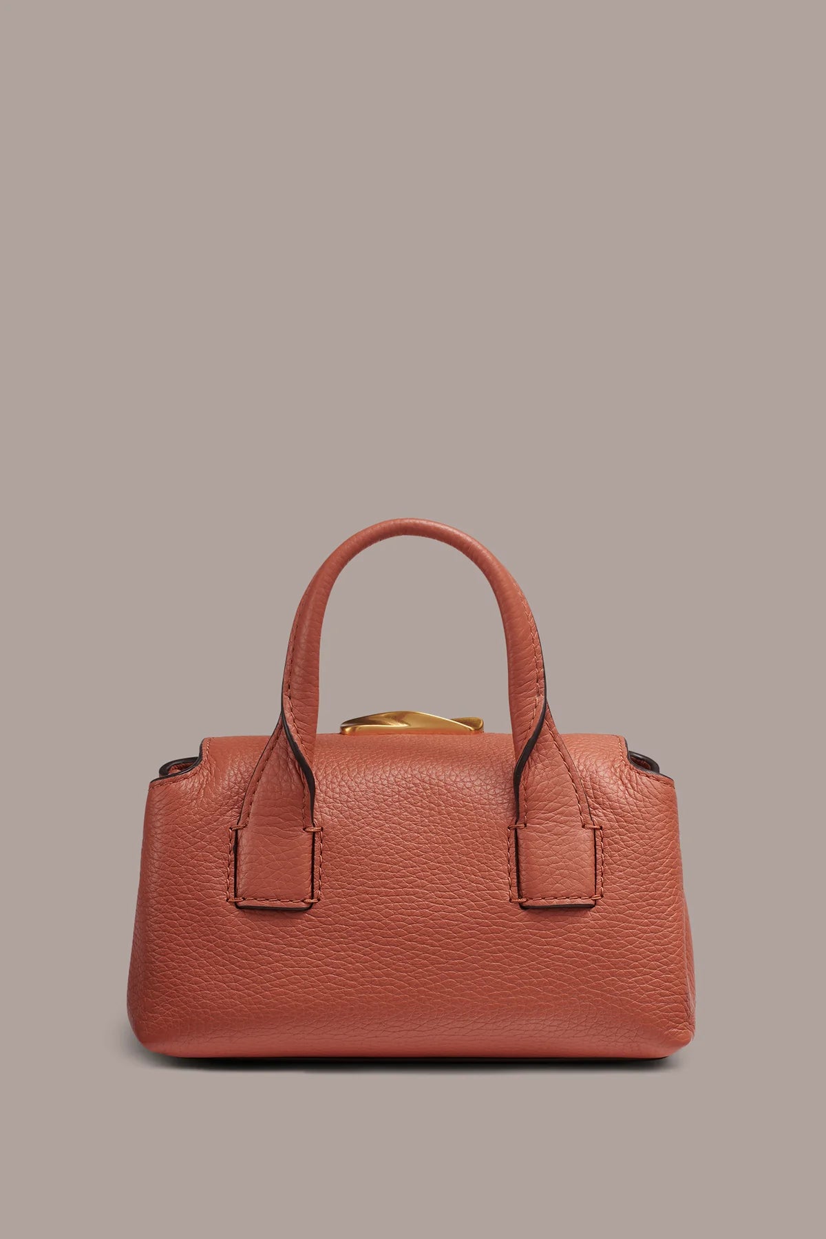 Cashmere Textured Mini Leather Adjustable Crossbody Satchel Bag