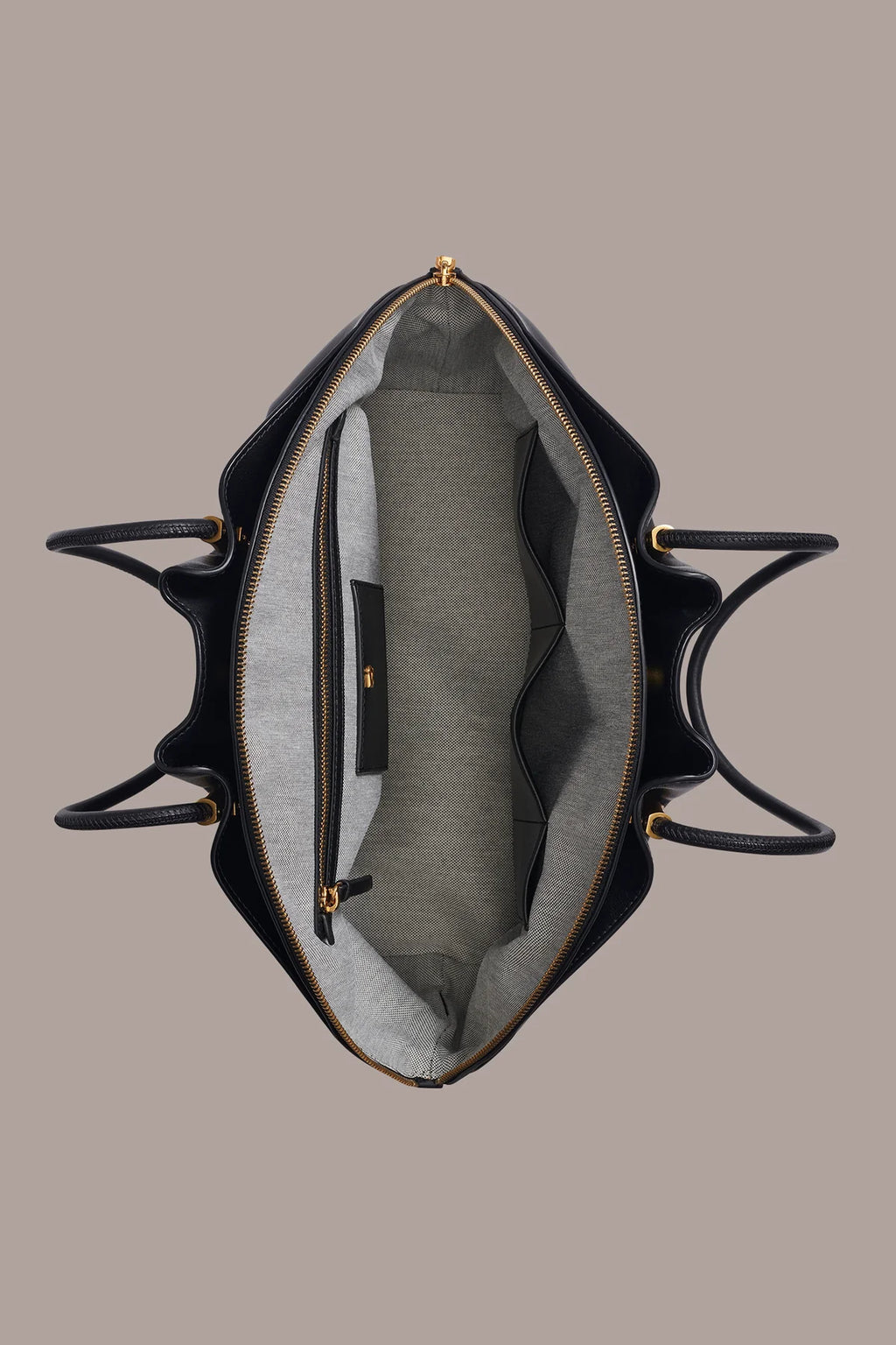 Structured Supple Cow Leather Dual Closure Crossbody Satchel Bag