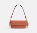 Dual Detachable Strap Flap Calf Leather Chain Strap Bag