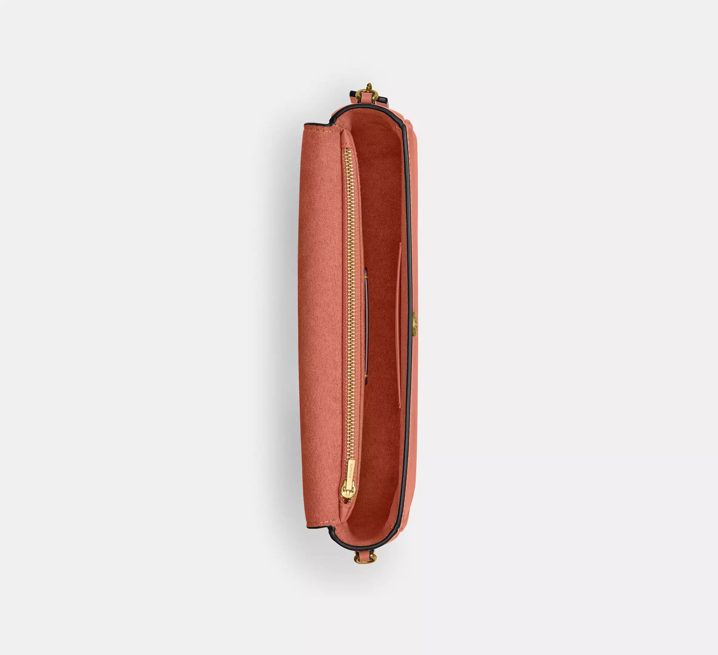 Dual Detachable Strap Flap Calf Leather Chain Strap Bag